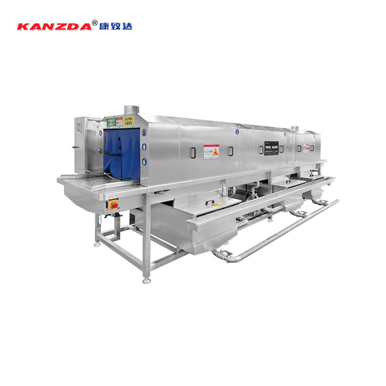 Transport basket washer